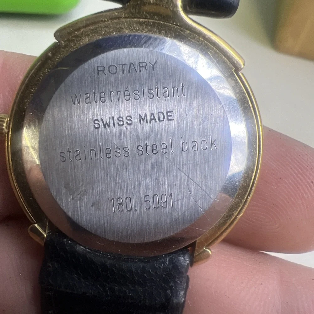 VINTAGE‎ ROTARY SWISS MADE QUARTZ WRIST WATCH Parts